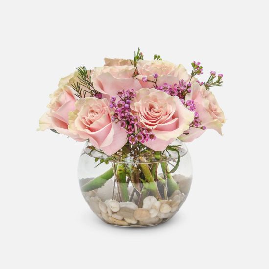 Premium Pink Roses and Greens