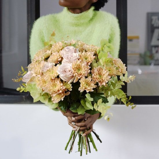 Coco Blush Chrysanthemums Bouquet